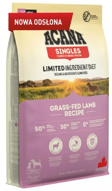 ACANA Singles Grass-Fed Lamb - sucha karma dla psa - 6 kg