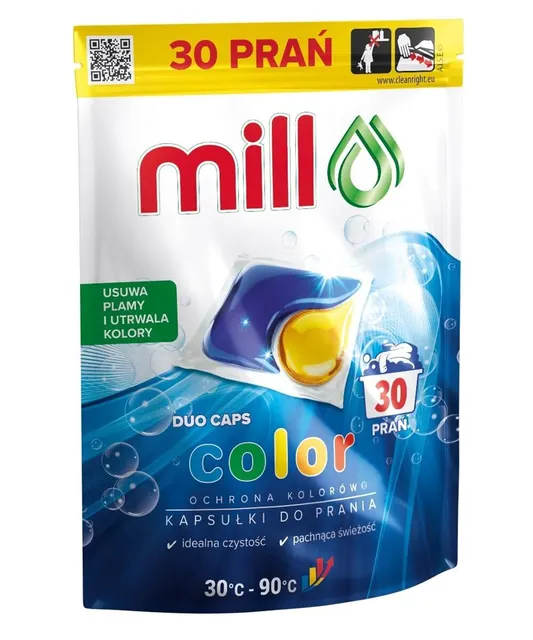 MILL Kapsułki do prania KOLOR 30 szt. 3K.D (PL EN RO UA CZ SK HU HR)