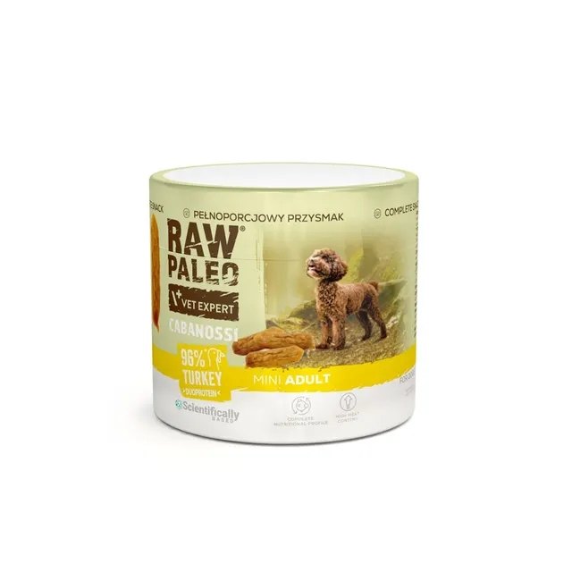 VetExpert Raw Paleo Cabanossi turkey mini 100g