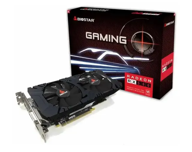 Karta graficzna BIOSTAR Radeon RX 580 8GB GDDR5, czarna