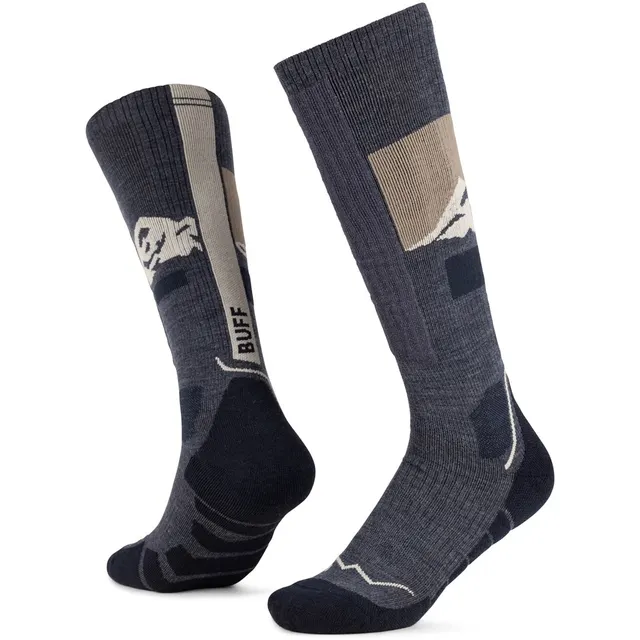 Skarpetki Buff MERINO HW OVER THE CALF SOCKS HWO1 NIGHT BLUE L