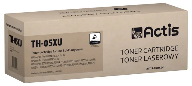 Actis TH-05XU Toner Uniwersalny (zamiennik HP 05X CE505X 80X CF280X TH-80X Standard; 7200 stron; czarny)