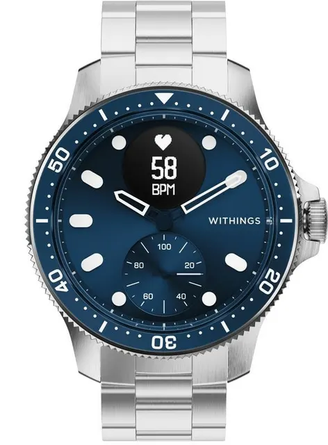 Zegarek Withings Scanwatch Nova -älykello 42 mm sininen