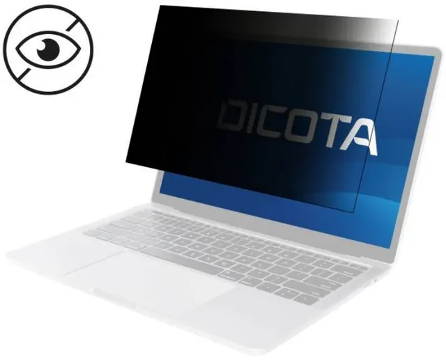 DICOTA D50006-2MG filtr do ekranu 33 8 cm (13.3 ) Laptop Bezramkowy filtr prywatności na wyswietlacz