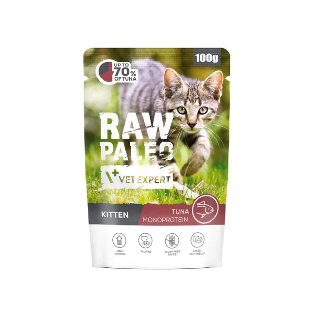 VetExpert Raw Paleo Kitten Cat Tuna 100g