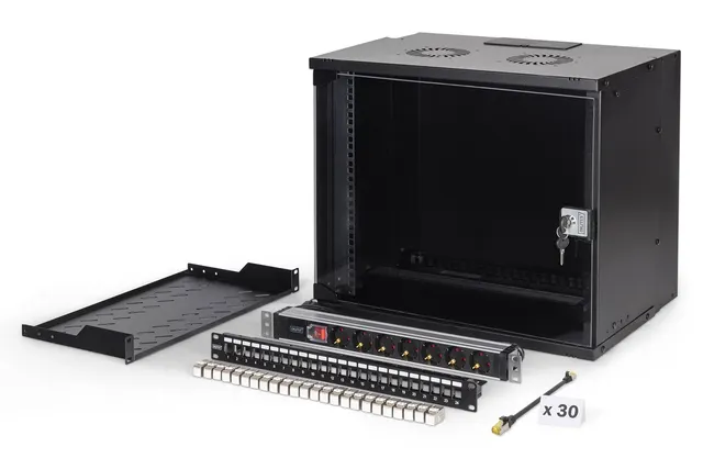 Digitus Zestaw sieciowy SOHO Pro 483 mm (19 ) - 9U 540 x 400 mm (szer. x gł.)