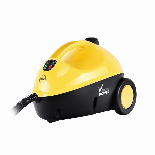ELDOM MYJKA PAROWA CM2000 VAPURO 1500W 1 2 L POJ. 15 ELEMENTÓW: WĄŻ KARBOWANY 2-CZĘŚCIOWA RURA SZCZOTKA PODŁOGOWA MYJKA DO
