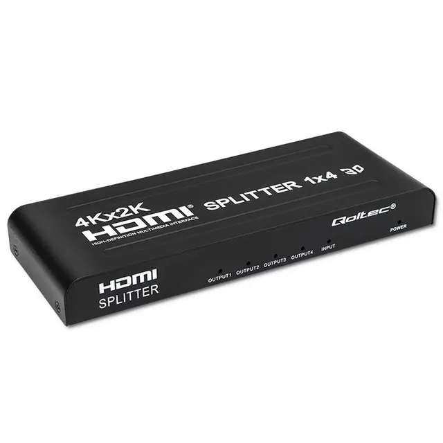 QOLTEC ROZDZIELACZ SPLITTER 4XHDMI 4KX2K, 3.4GB/S