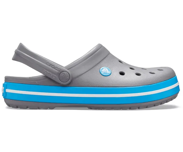 Crocs Crocband Chodaki Unisex Szary Niebieski Biały