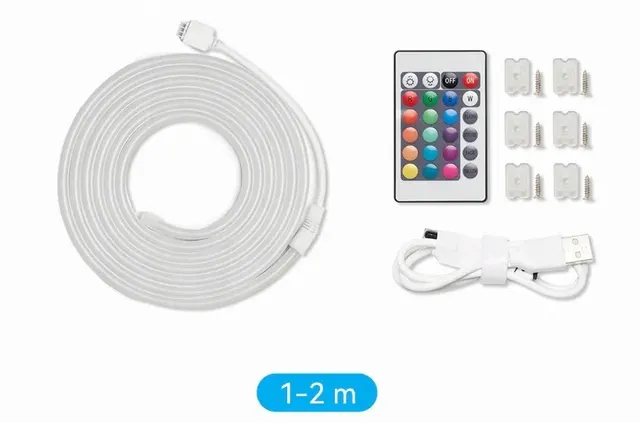 Taśma LED Vention Silicone Neon z pilotem IR zasilanie USB 5V 2m