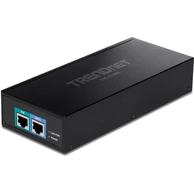 Iniektor Trendnet TPE-319GI 10G PoE++ 10 Gigabit Ethernet 1000/10000 IEEE 802.3 IEEE 802.3ab IEEE 802.3af IEEE 802.3an IEEE 802.3bt IEEE 802.3bz IEEE 802.3u 0.7 W 90 W