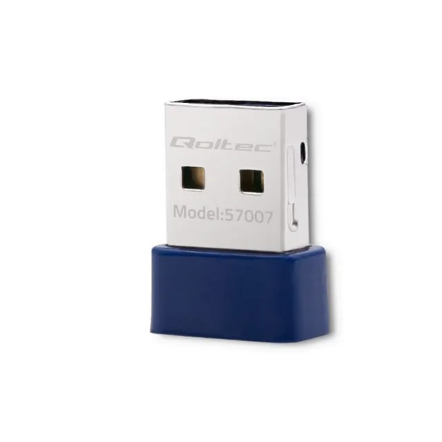 QOLTEC ADAPTER WI-FI BEZPRZEWODOWY STANDARD N, BT 4.0 USB
