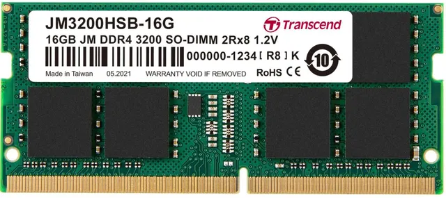 SO DDR4 16GB PC 3200 CL22 Transcend JetRam JM3200HSB-16G