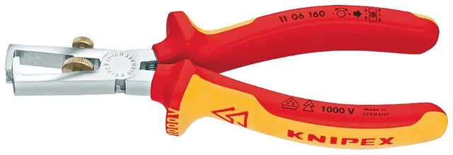 Knipex 11 06 160 narzędzie do zdejmowania izolacji Pomarańczowy Czerwony