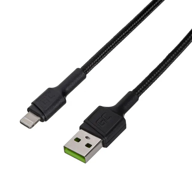 GREEN CELL KABEL KABGC24 GC POWERSTREAM USB-A - LIGHTNING 30CM SZYBKIE ŁADOWANIE