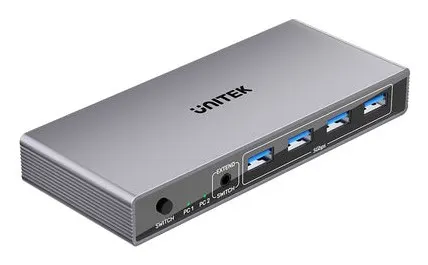 Unitek Przełącznik KVM 8K@60Hz USB 3.0 5Gbps DP