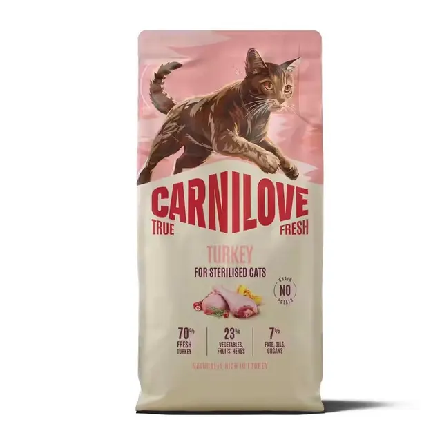 CARNILOVE TRUE FRESH Cat Dry Turkey for Sterilised Adult All Breeds 2 kg