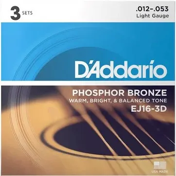 Daddario EJ16 - Struny do gitary akustycznej