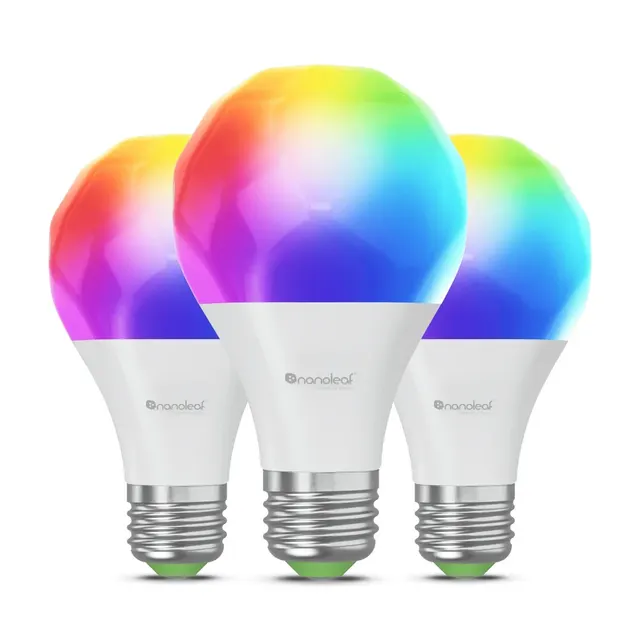 Nanoleaf Essentials Smart A60 Bulb E27 Matter 9W 806Lm RGBCW 2700-6500K 3pcs pack