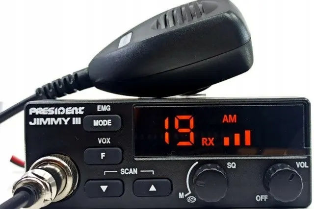 CB Radio PRESIDENT Jimmy 3 III 12V ASC 12V AM FM