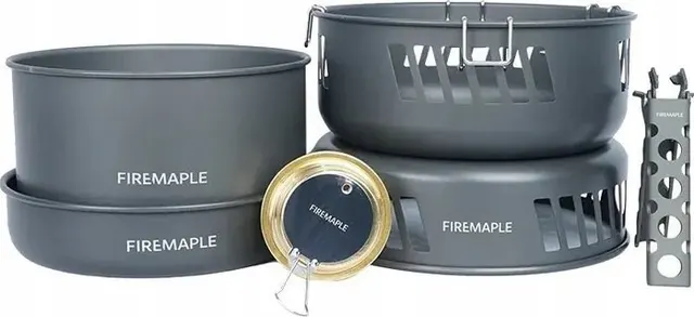 Zestaw cooking kit w alcohol burner FIRE-MAPLE