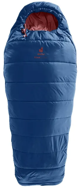 Śpiwór dziecięcy Deuter Starlight (130-170 cm) nightblue/redwood