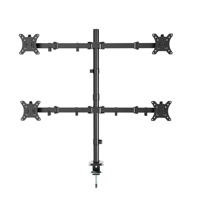 GEMBIRD BIURKOWE RAMIĘ/UCHWYT DLA CZTERECH MONITORÓW (REGULOWANE) 13”- 32”
