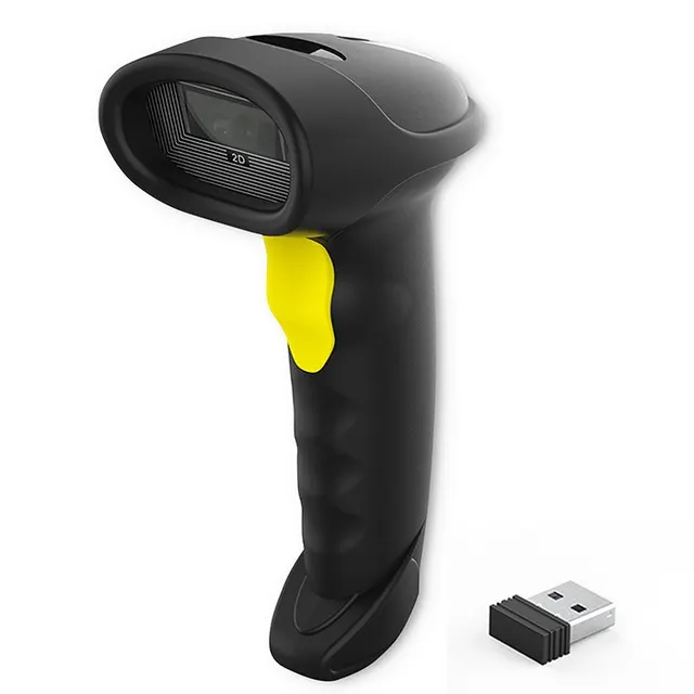 Qoltec Skaner czytnik kodów kreskowych i QR, 1D 2D, USB, Bluetooth
