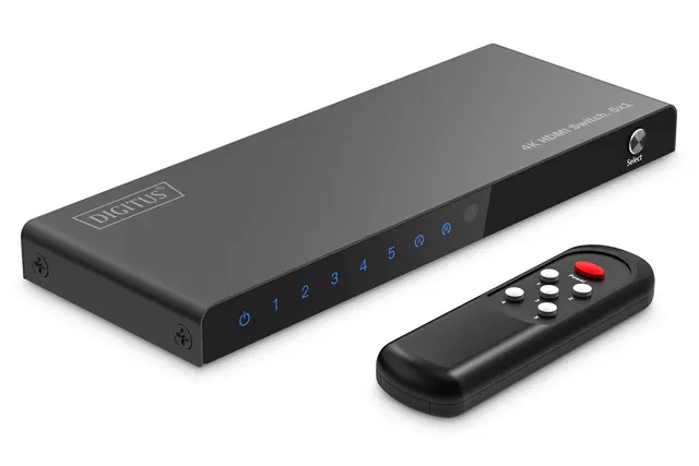 Digitus Przełącznik 4K HDMI 5 x 1