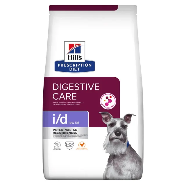 HILL'S Prescription Diet Low Fat i/d Canine - sucha niskotłuszczowa karma dla psa - ochrona układu pokarmowego - 1 5 kg