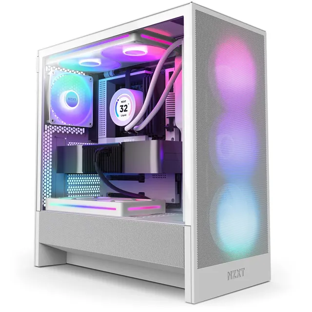 NZXT H5 Flow RGB Midi Tower Biały