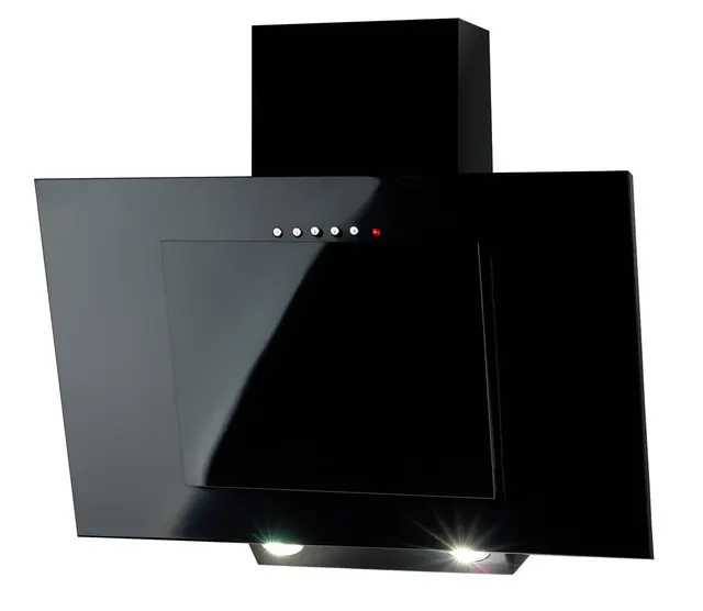 Okap kominowy AKPO WK-4 NERO ECO 60 cm, LED liniowy, czarny