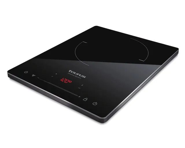 Kuchenka indukcyjna nastawna Taurus Darkfire, 2000 W, timer 3h, sterowanie dotykowe, czarny