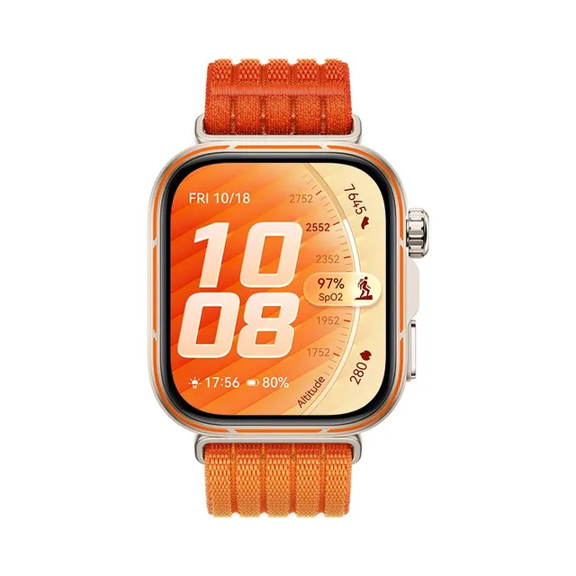 Huawei WATCH Fit 5 Pro 4 88 cm (1.92 ) AMOLED 44.5 mm Cyfrowy 480 x 408 px Ekran dotykowy Złoto GPS