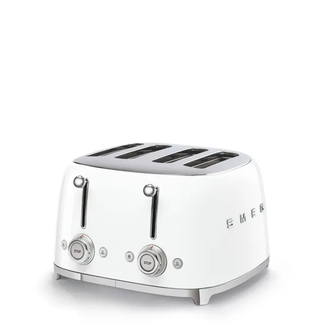 Toster Smeg TSF03WHEU na 4 kromki Biały