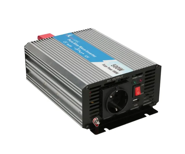 Extralink Przetwornica napięcia OPIP-500W samochodowa 12V 500W czysty sinus