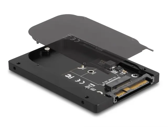 DeLOCK Konwerter 2.5” U.2 SFF-8639 do M.2 NVMe z wpustem M - 7 mm wysokości