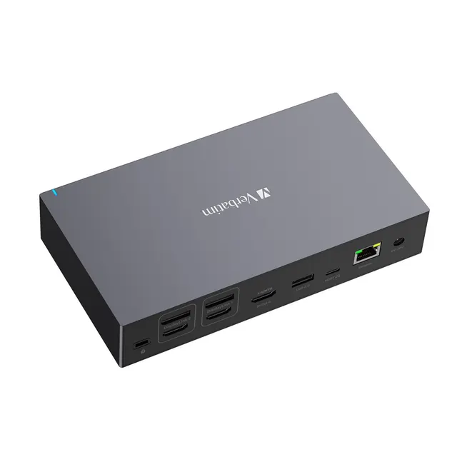 Verbatim CDS-17 Przewodowa USB 3.2 Gen 1 (3.1 Gen 1) Type-C Czarny Szary