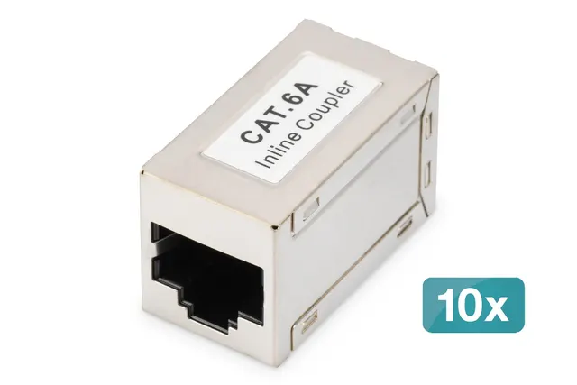 Digitus Modułowy łącznik wtykowy CAT 6A ekranowany - 10 kst