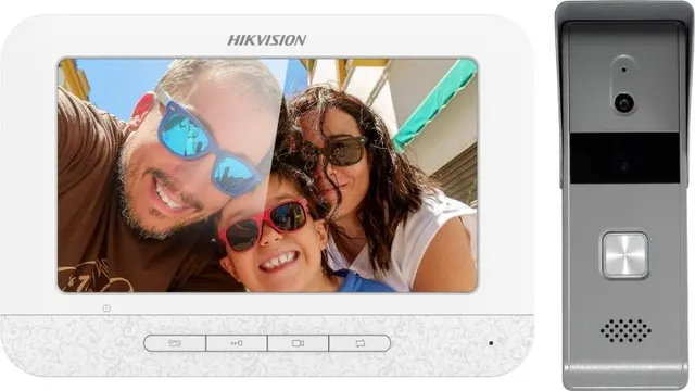 ZESTAW WIDEODOMOFONOWY HIKVISION DS-KIS203T