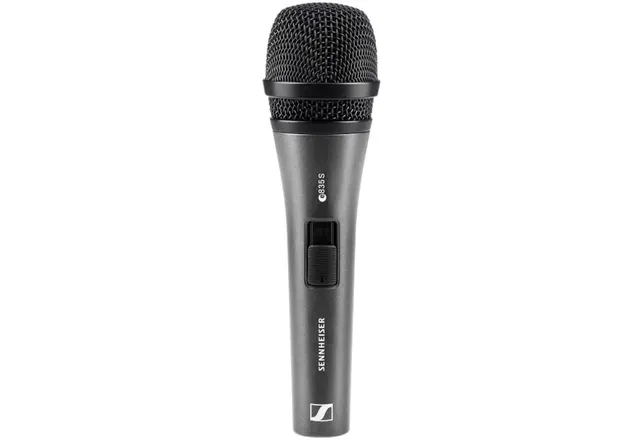 Sennheiser E 835-S - Mikrofon wokalny dynamiczny kardioidalny z wyłącznikiem