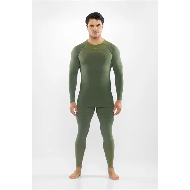 Bielizna męska VIKING Altis Man Set Merino ciemno zielona XL