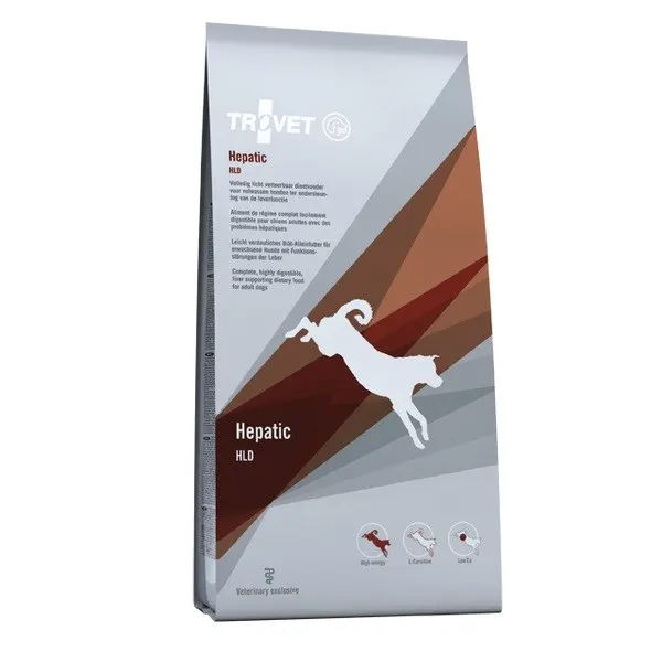 TROVET Hepatic HLD z kurczakiem - sucha karma dla psa - 12 5 kg