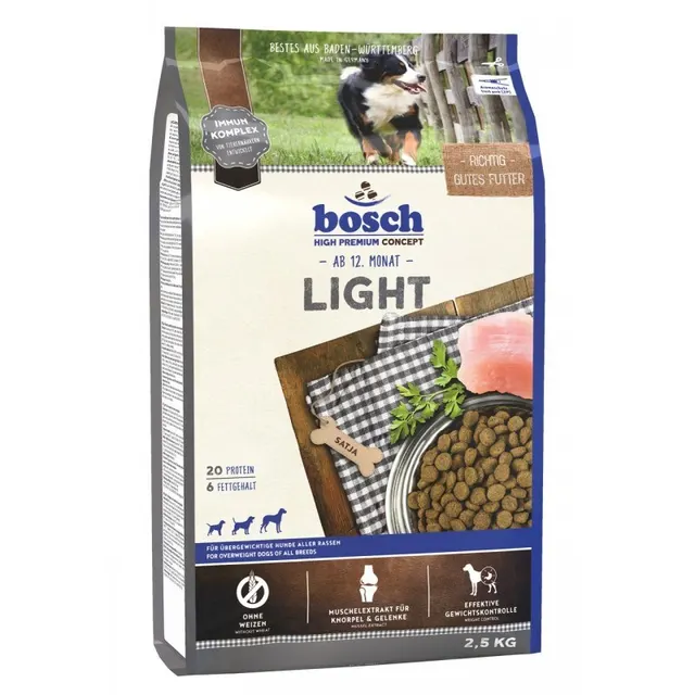 BOSCH Light - sucha karma dla psa - 2 5 kg