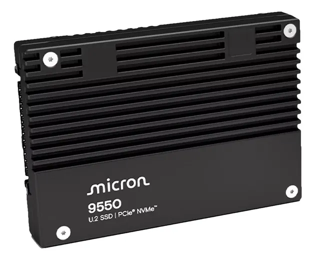 Dysk SSD Micron 9550 PRO 7.68TB U.2 (15mm) NVMe Gen5 MTFDLAL7T6THA-1BK1DABYYR (DWPD 1)