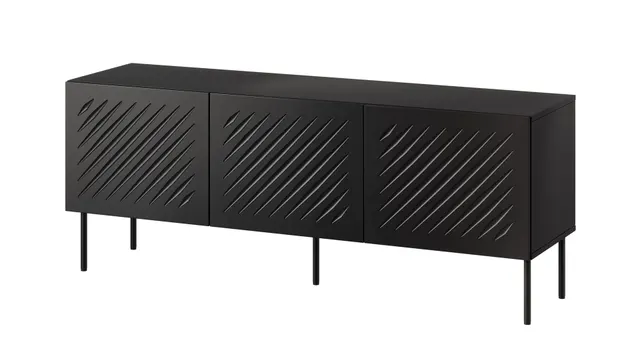 Szafka RTV SIENA 150 5x40x60 czarny mat