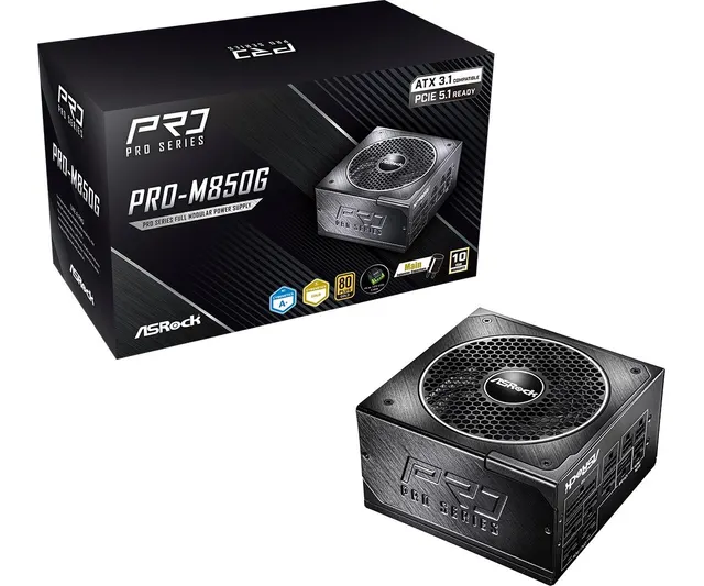 Zasilacz Asrock PRO-M850G 850W 80 PLUS Gold