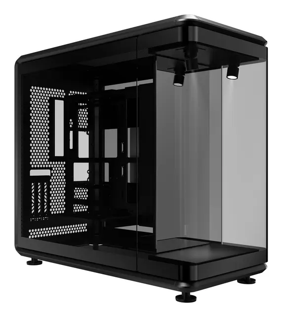 Cooler Master MasterFrame 360 PANORAMA Full Tower Czarny Przezroczysty