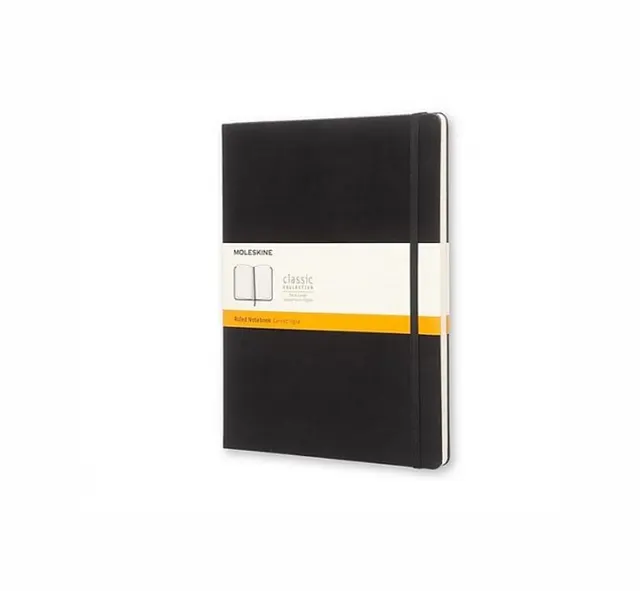 MOLESKINE Notes Classic XL (19x25cm) w linie twarda oprawa 192 strony czarny
