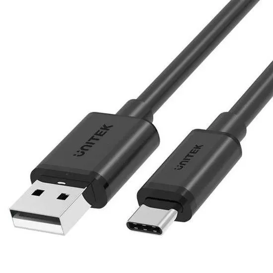 UNITEK KABEL USB-A 2.0 - USB-C 1 5M C14067BK